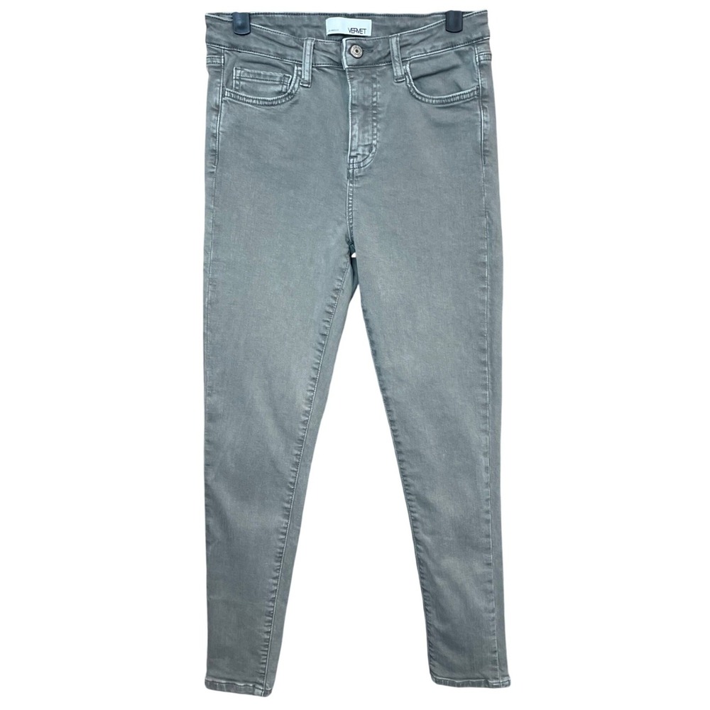 VERVET Women's Gray High Rise Skinny Jeans Size 27 VT535S7TT